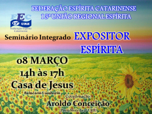 Seminario Integrado_Expositor Espírita mar_2014